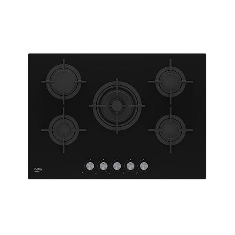 Gasplade BEKO HILW75222SL 75 cm Sort