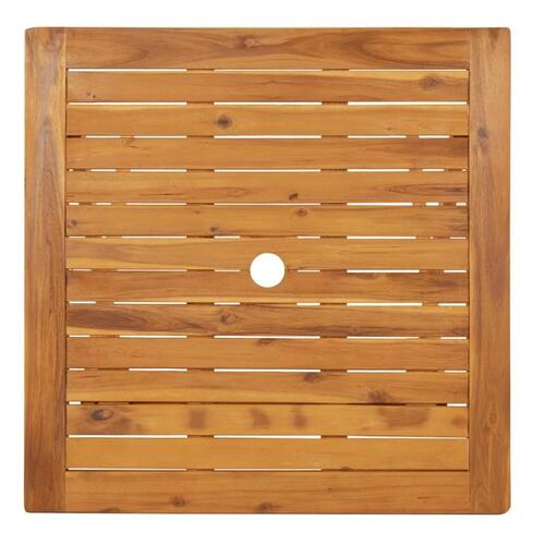 Foldbart havebord 70 x 70 x 75 cm massivt akacietræ