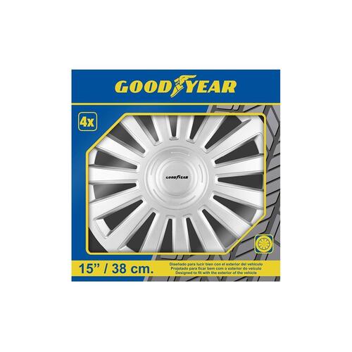 Hjulkapsel Goodyear ESTAMBUL Sølv 15"