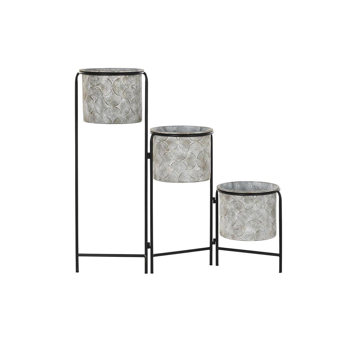 Urtepotte Grå Metal (82 x 25 x 81 cm)