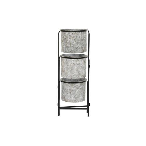 Urtepotte Grå Metal (82 x 25 x 81 cm)