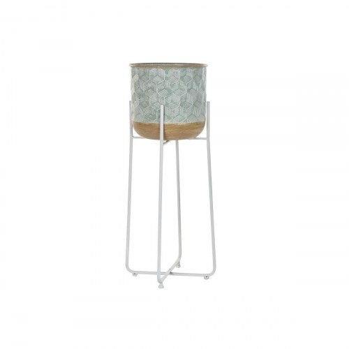 Urtepotte på stativ - to-farvet metal, Ø35 x H91 cm (sæt á 2)