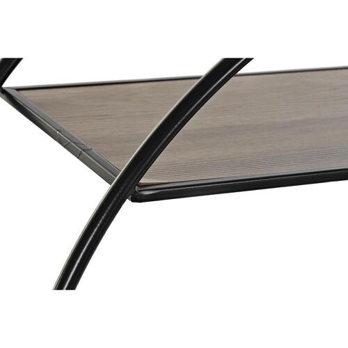 Hylder Sort Lysegrå Metal Gran 90 x 30 x 100 cm (1)