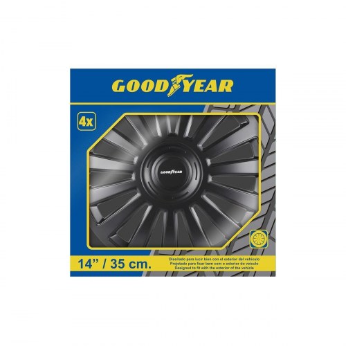 Hjulkapsler 14" Goodyear Melbourne - sort