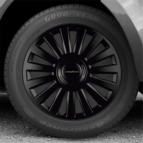 Hjulkapsler 14" Goodyear Melbourne - sort