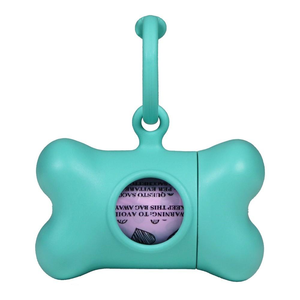 United Pets Bon Ton Nano Classic posebeholder - akvamarin, genbrugt plastik (Small)