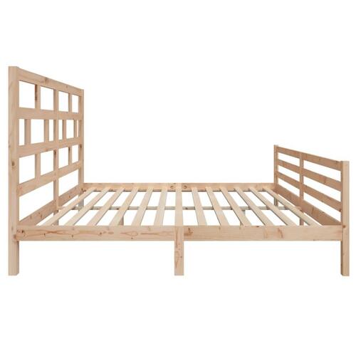 Sengeramme 180x200 cm massivt fyrretræ