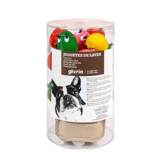 Legetøj til hunde Gloria Ægge Størrelse S Latex (24 stk)