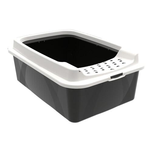 Kattebakke Rotho My Pet Bonnie Eco Hvid/Sort 57,2 x 39,3 x 20,9 cm