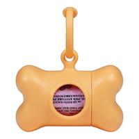 Kæledyr posebeholder United Pets Bon Ton Nano Classic Hund Orange Genbrugt plastik (6 x 3 x 4 cm)