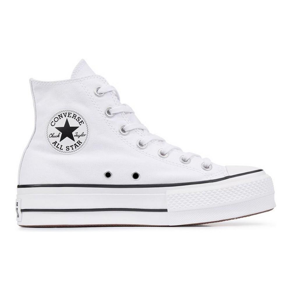 Kondisko til Kvinder Converse All Star Platform High Top Hvid 35