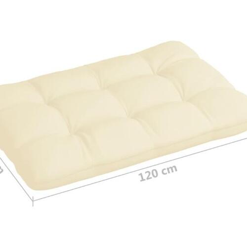 Pallehynder 2 stk. stof cremefarvet