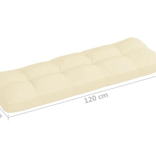 Pallehynder 2 stk. stof cremefarvet