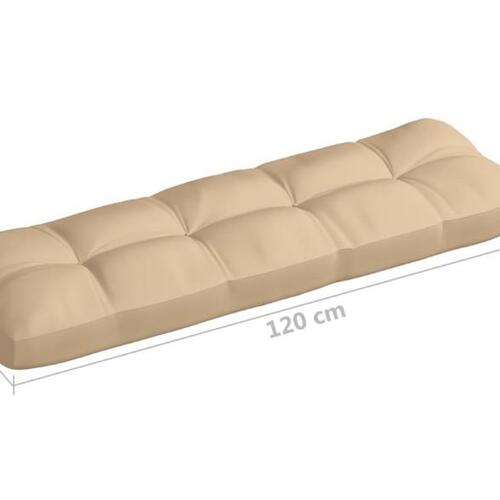Pallehynder 2 stk. stof beige