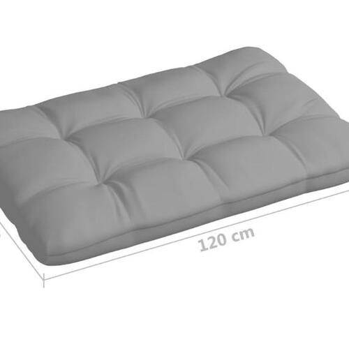 Pallehynder 2 stk. stof grå