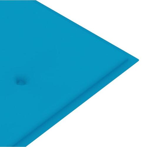 Hynde til havebænk 200x50x3 cm oxfordstof blå