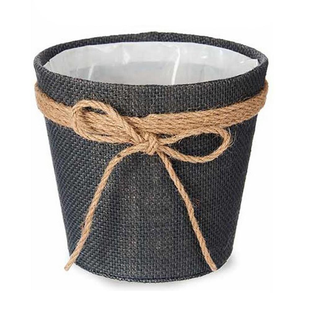 Ibergarden urtepotte - grå plastik, Lasso, 16 × 14,5 × 16 cm billede