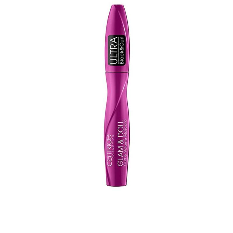Mascara med Ekstra Volumen Effekt til Øjenvipper Catrice Glam & Doll Ultra Nº 010 Sort Dobbelt (10 ml)