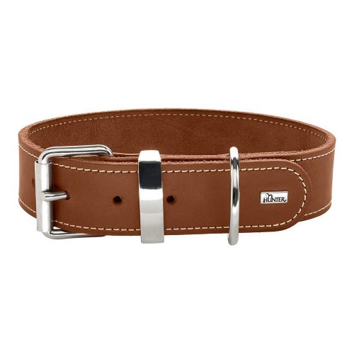 Hunter hundehalsbånd Special - cognac (28-34 cm)