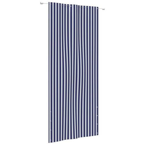 Altanafskærmning 120x240 cm oxfordstof blå og hvid