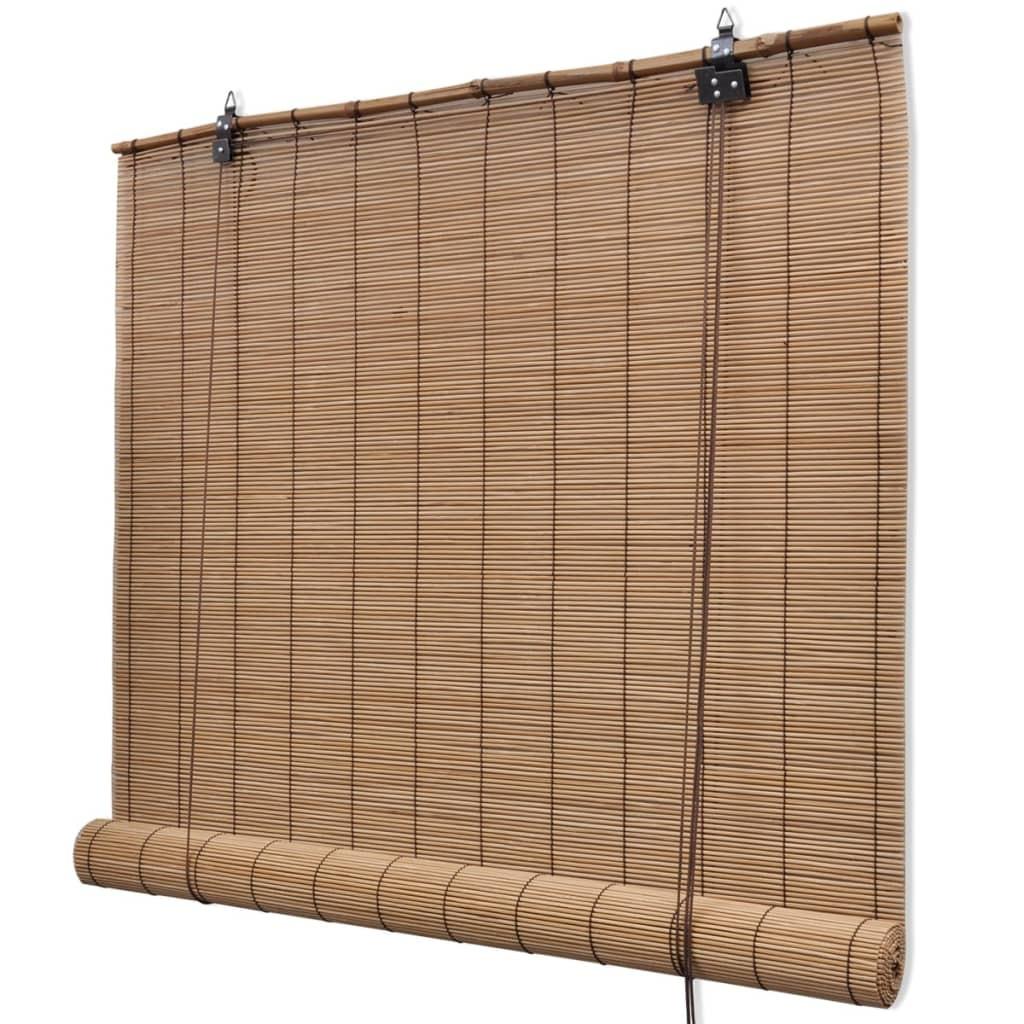 Rullegardiner 100x160 cm bambus brun