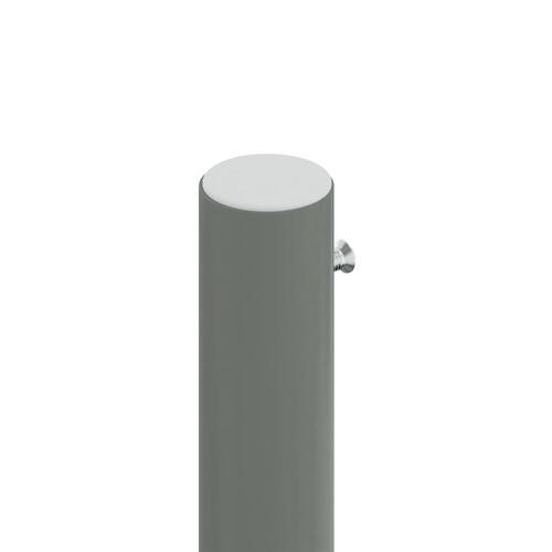 Sammenrullelig sidemarkise 140x600 cm cremefarvet
