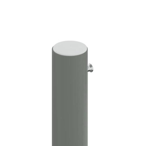 Sammenrullelig sidemarkise 140x600 cm rød
