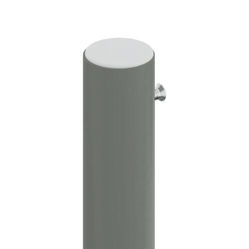 Sammenrullelig sidemarkise 117x1200 cm cremefarvet