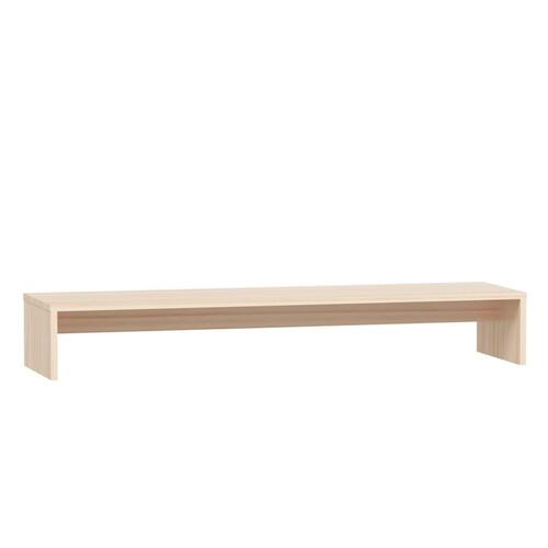 Skærmholder 100x27x15 cm massivt fyrretræ