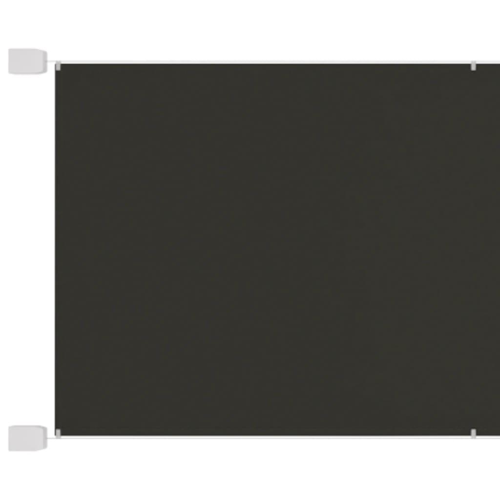 Lodret markise 100x600 cm oxfordstof antracitgrå