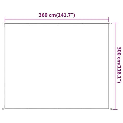 Lodret markise 300x360 cm oxfordstof beige