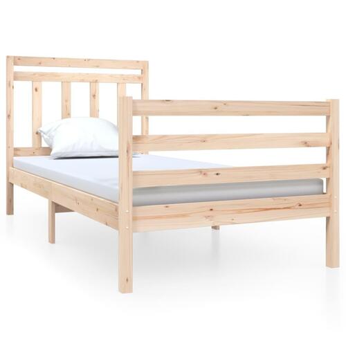 Sengeramme 90x190 cm Single massivt træ