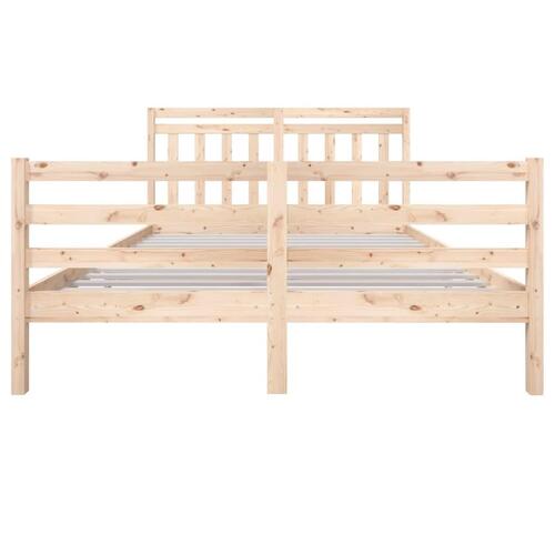 Sengeramme 150x200 cm King Size massivt træ