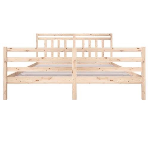 Sengeramme 180x200 cm Super King massivt træ