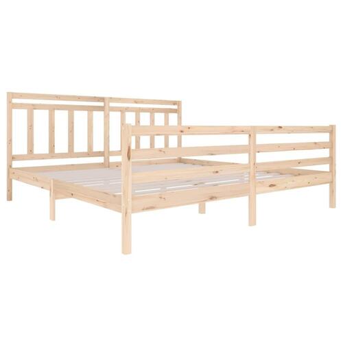 Sengeramme 200x200 cm massivt træ