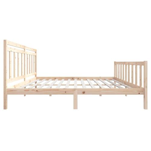 Sengeramme 200x200 cm massivt træ