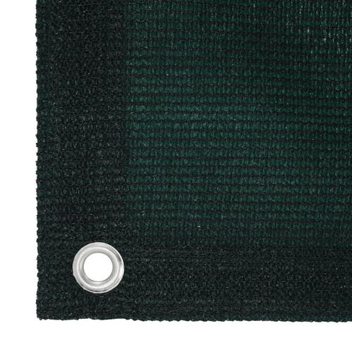 Telttæppe 400x800 cm HDPE mørkegrøn