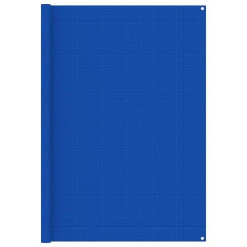 Telttæppe 200x400 cm HDPE blå