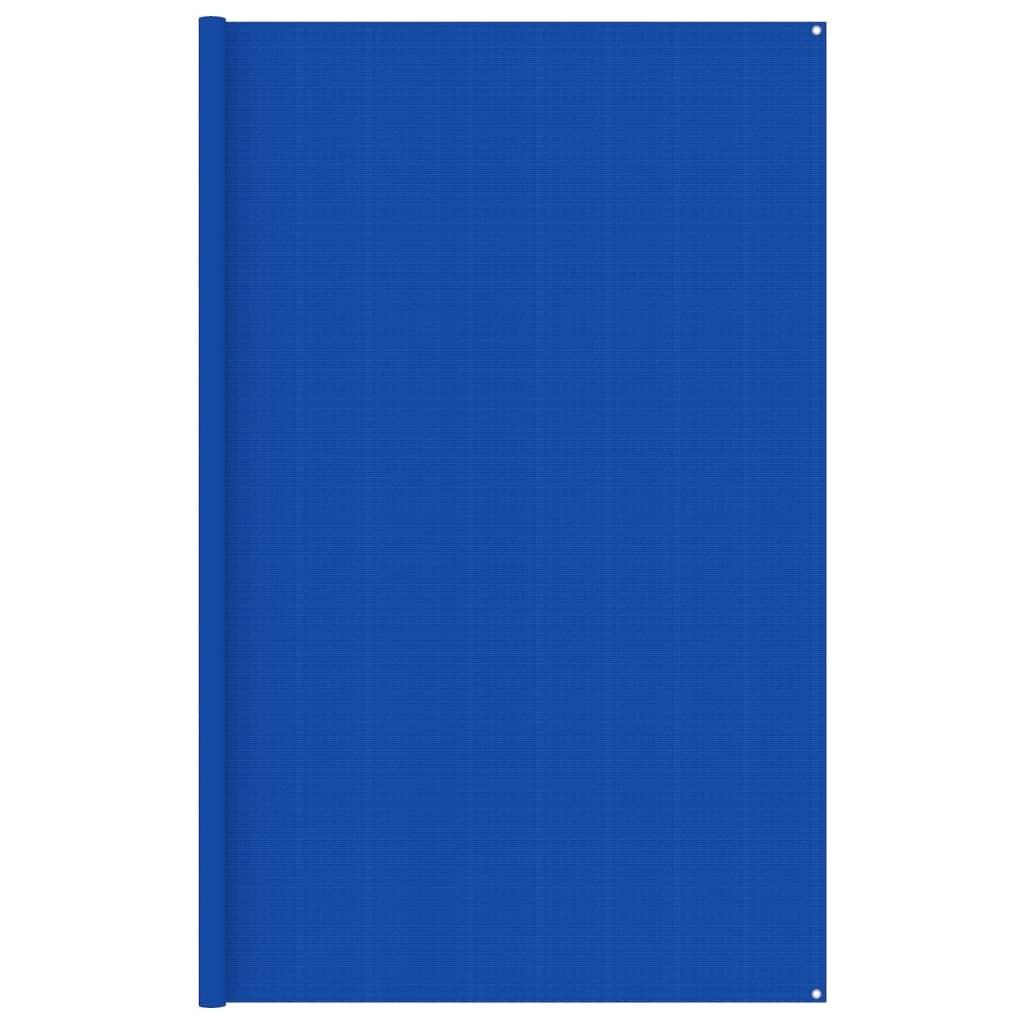 Telttæppe 300x500 cm HDPE blå