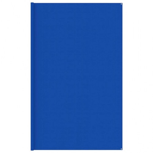 Telttæppe 400 × 700 cm i HDPE - blå