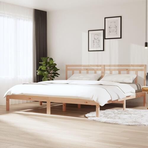 Sengeramme 160x200 cm massivt fyrretræ