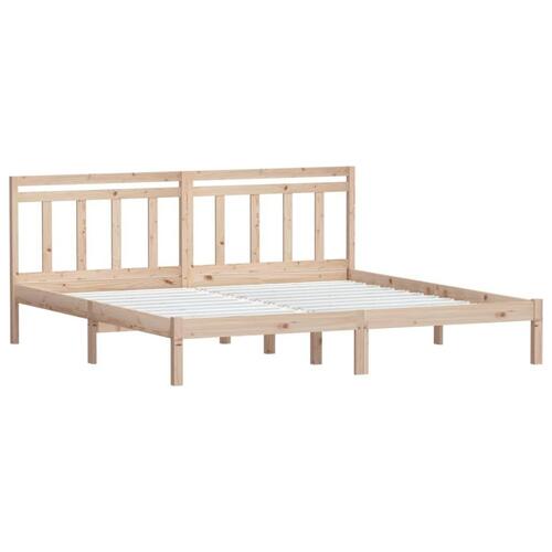 Sengeramme 160x200 cm massivt fyrretræ