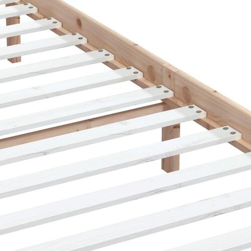 Sengeramme 200x200 cm massivt fyrretræ