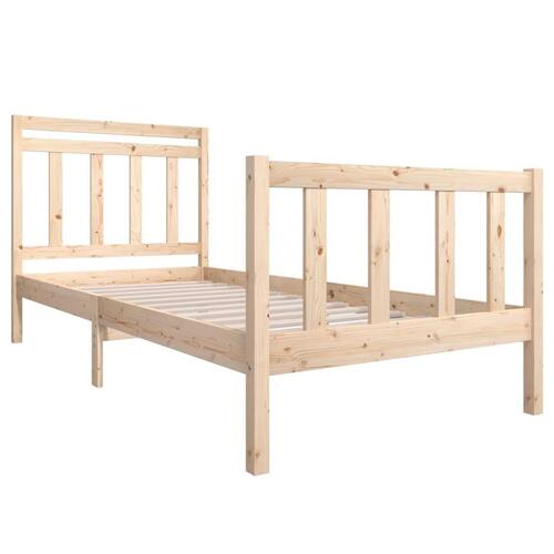 Sengeramme 90x190 cm Single massivt træ