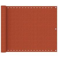 Altanafskærmning 75x400 cm HDPE orange