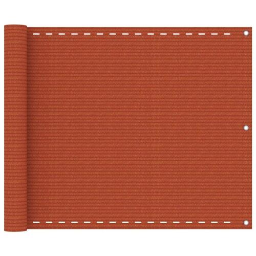 Altanafskærmning 75x400 cm HDPE orange