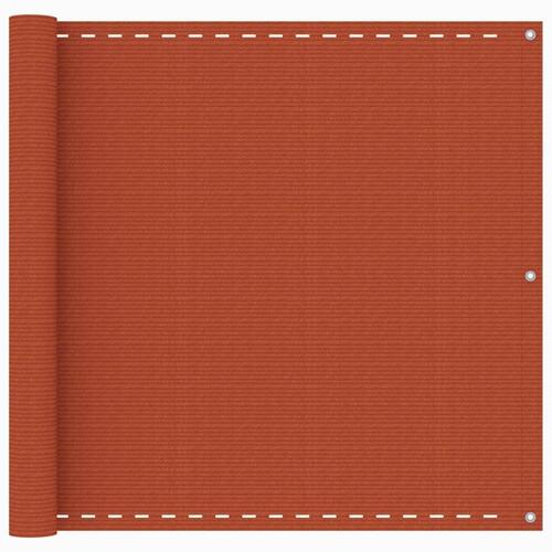 Altanafskærmning 90x600 cm HDPE orange