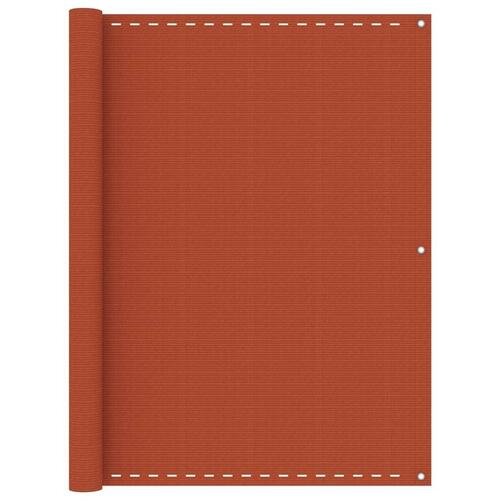 Altanafskærmning 120x600 cm HDPE orange