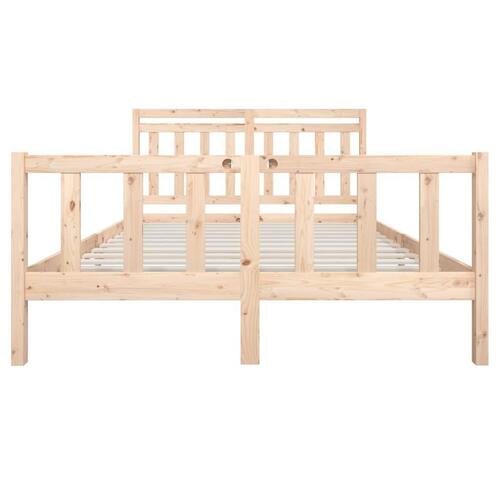 Sengeramme 150x200 cm King Size massivt træ