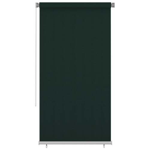 Udendørs rullegardin 120x230 cm HDPE mørkegrøn